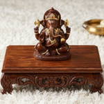 Wooden Hand Carved Chowki Wooden Chowki Puja Chowki Handcrafted Wooden Chowki Traditional Wooden Chowki Wooden Puja Stand Handmade Chowki Wooden Prayer Stool Carved Wooden Chowki Indian Wooden Chowki